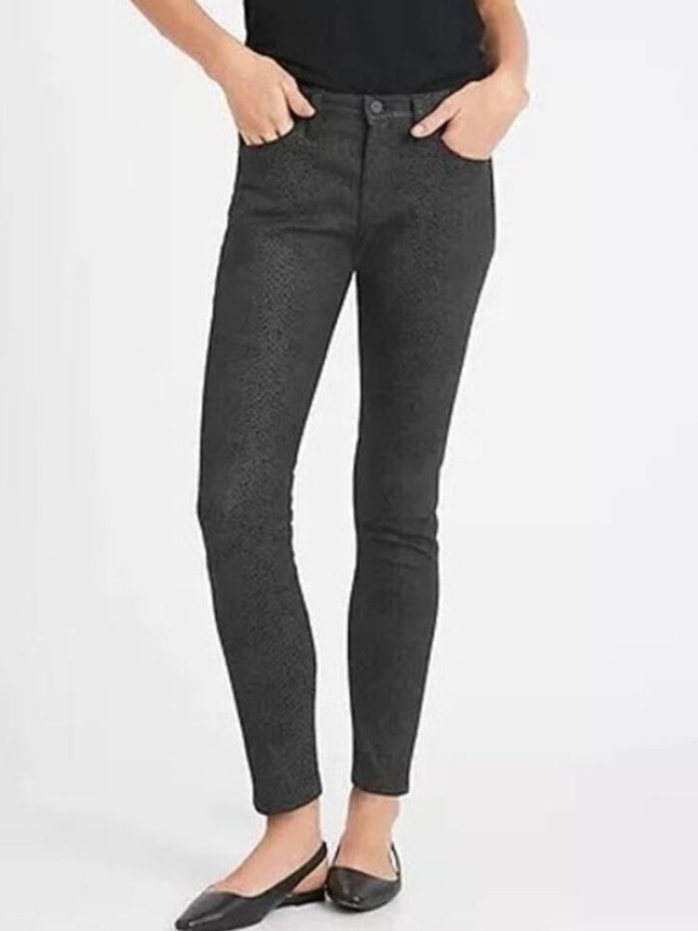 Banana Republic Black Skinny Ankle Jeans
